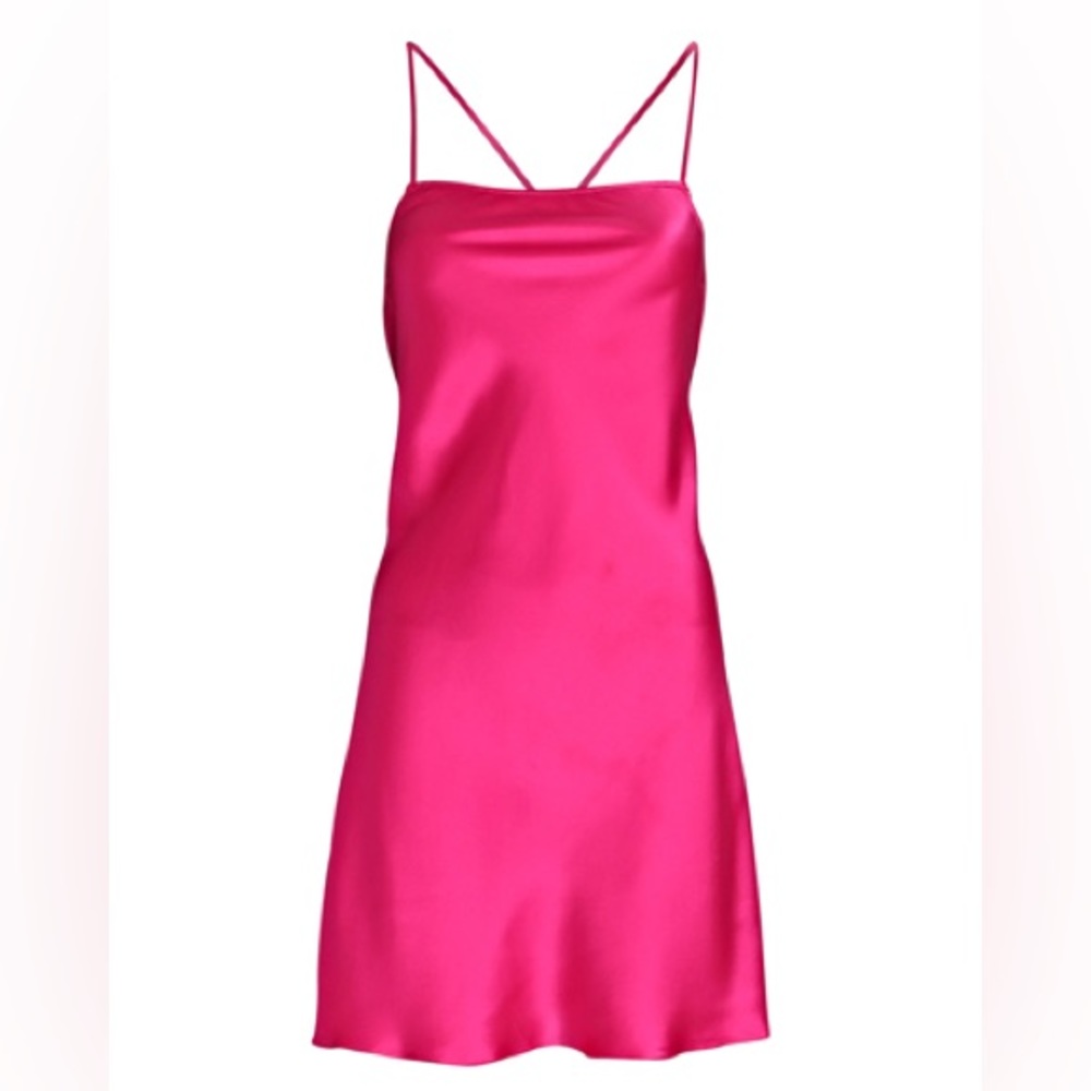 INTERMIX BackgroundeNYC Pink Mini Dress